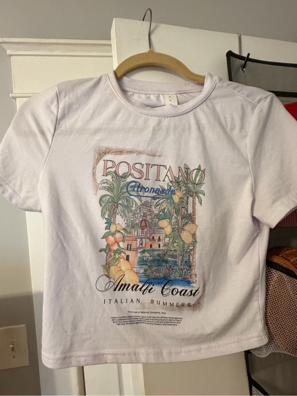 ' Graphic crop Tee